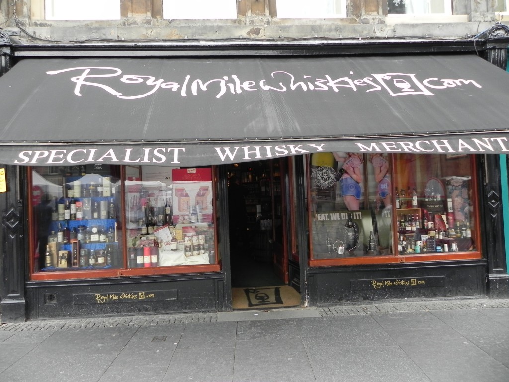 Royal Mile Whiskies Shop Edinburgh