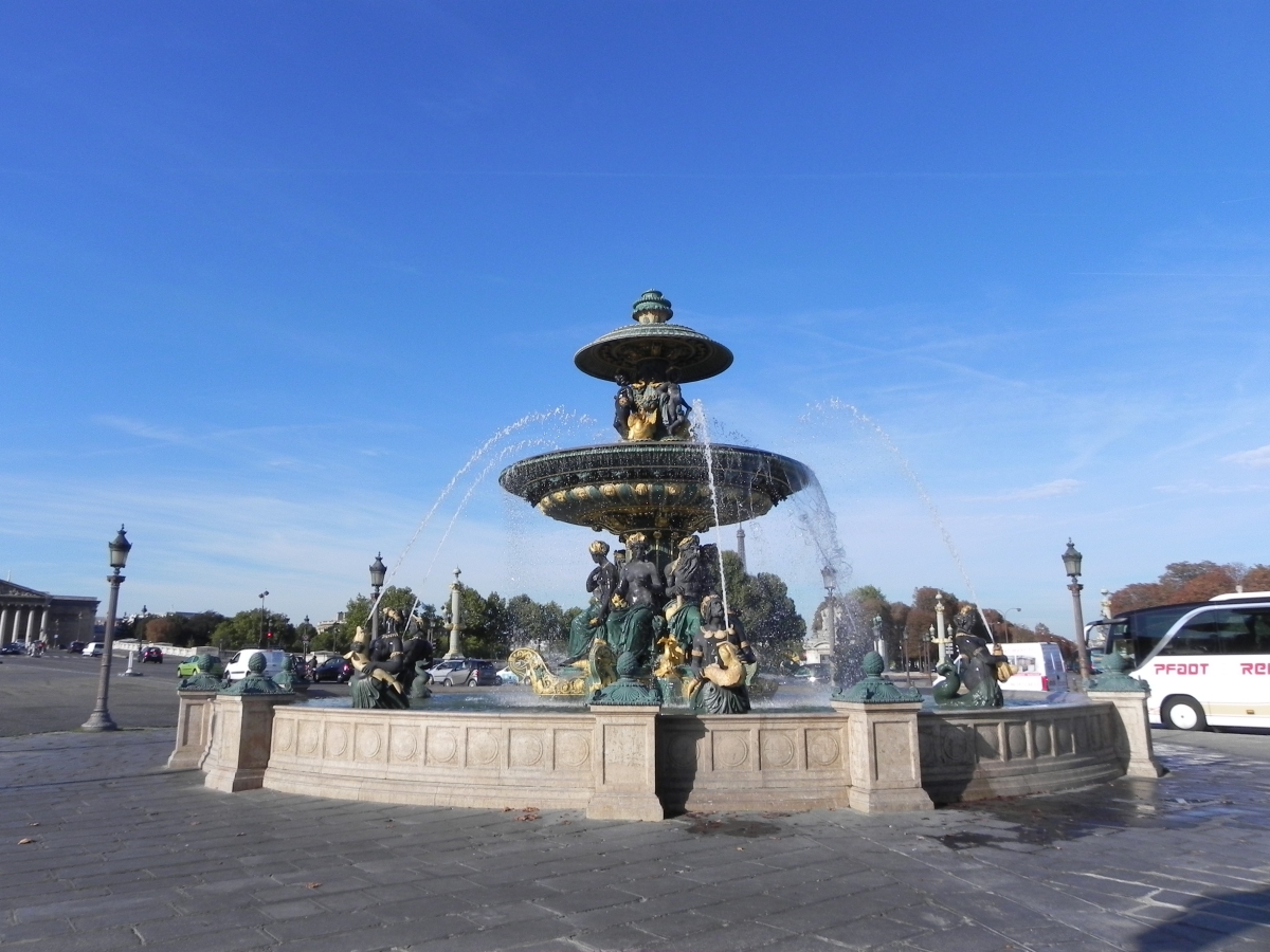 Paris - Place de la Concorde (Brunnen)