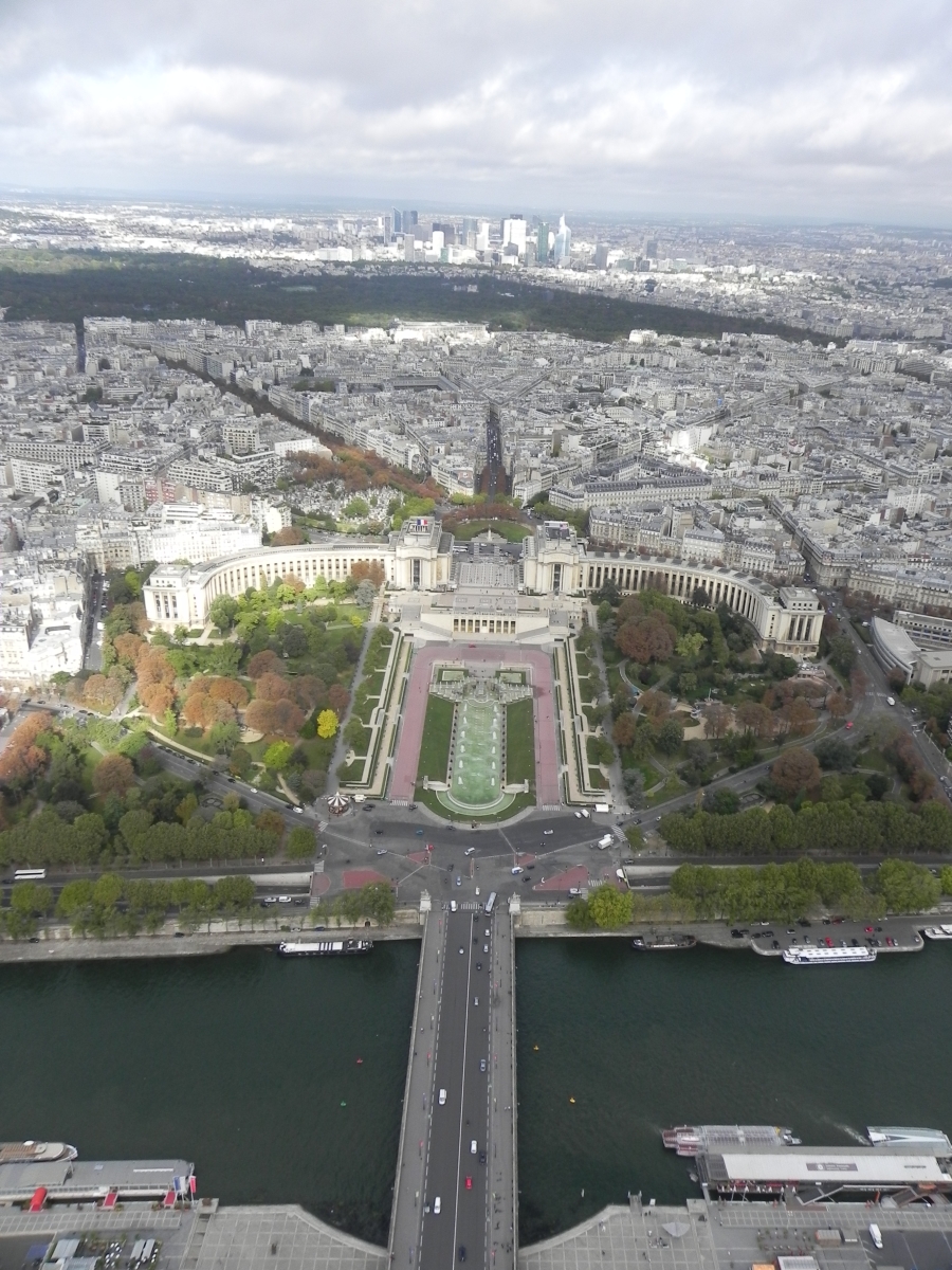 Paris - Blick vom Eiffelturm (Trocadéro)